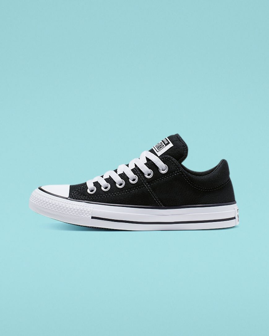 Dámské Boty Nízké Converse Chuck Taylor All Star Madison Černé Bílé Černé | CZ ENCG13